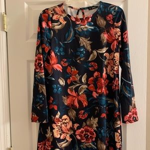 Floral Scallop Dress